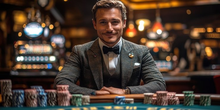 Mobile app interface showing casino and sports dashboard